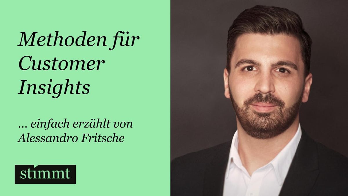 Methoden für Customer Insights